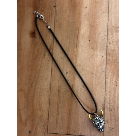 Yokai Hannya Oni Devil Mask Necklace - Picture 4 of 6